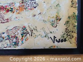 MaxSold Auction: Mix Media Abstract Art by Canadian Montreal Artist Laurent Viens  - Toronto (Ontario, Canada) PARTNER MANAGED Reseller Online Auction - Queen Street West