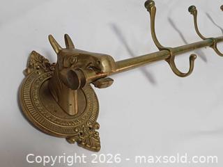 MaxSold Auction: Vintage Brass Horse Head Coat Rack - Toronto (Ontario, Canada) PARTNER MANAGED Reseller Online Auction - Queen Street West