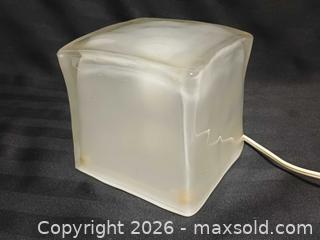 MaxSold Auction: Vintage Ikea Iviken Ice Cube Lamp - Toronto (Ontario, Canada) PARTNER MANAGED Reseller Online Auction - Queen Street West