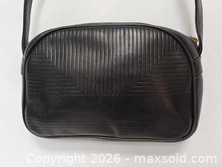 MaxSold Auction: Vintage Lanvin Paris Black Leather Small Crossbody Bag - Toronto (Ontario, Canada) PARTNER MANAGED Reseller Online Auction - Queen Street Wt.