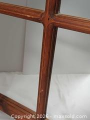 MaxSold Auction: Vintage MCM Teak Window Mirror  - Toronto (Ontario, Canada) PARTNER MANAGED Reseller Online Auction - Queen Street Wt.
