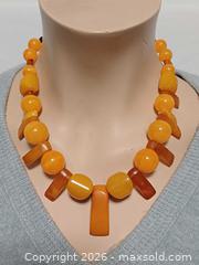 MaxSold Auction: Vintage Nature Amber and Bakelite Beads Necklace - Toronto (Ontario, Canada) PARTNER MANAGED Reseller Online Auction - Queen Street West