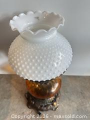 MaxSold Auction: Amber Hobnail Lamp  - Vancouver (British Columbia, Canada) SELLER MANAGED Estate Sale Online Auction -  East 7th Avenue (STORAGE)