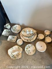 MaxSold Auction: Royal Albert Dogwood Set  - Vancouver (British Columbia, Canada) SELLER MANAGED Estate Sale Online Auction -  East 7th Avenue (STORAGE)