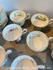 MaxSold Auction: Royal Albert Flower Of The Month Teacups  - Vancouver (British Columbia, Canada) SELLER MANAGED Estate Sale Online Auction -  East 7th Avenue (STORAGE)