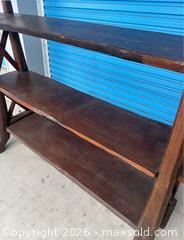 MaxSold Auction: Rustic Wood Shelving P  - Vancouver (British Columbia, Canada) SELLER MANAGED Estate Sale Online Auction -  East 7th Avenue (STORAGE)