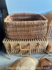 MaxSold Auction: Wicker Baskets  - Vancouver (British Columbia, Canada) SELLER MANAGED Estate Sale Online Auction -  East 7th Avenue (STORAGE)