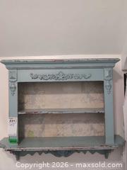 MaxSold Auction: Distressed Wall Hanging Wood Shelf D - Toronto (Ontario, Canada) Downsizing Online Auction - Kimbark Blvd 