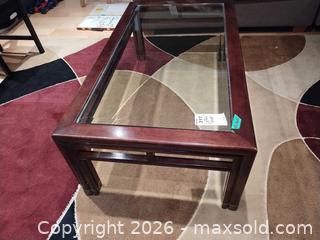 MaxSold Auction: Glass Top Coffee Table C - Toronto (Ontario, Canada) Downsizing Online Auction - Kimbark Blvd 