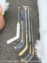 MaxSold Auction: Hockey sticks and shovel B - Toronto (Ontario, Canada) Downsizing Online Auction - Kimbark Blvd 