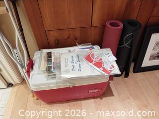 MaxSold Auction: Igloo Cooler, Exercise Maps and More B - Toronto (Ontario, Canada) Downsizing Online Auction - Kimbark Blvd 