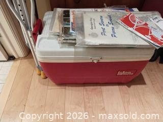 MaxSold Auction: Igloo Cooler, Exercise Maps and More B - Toronto (Ontario, Canada) Downsizing Online Auction - Kimbark Blvd 
