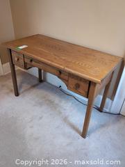 MaxSold Auction: Oak Desk D - Toronto (Ontario, Canada) Downsizing Online Auction - Kimbark Blvd 
