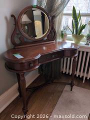 MaxSold Auction: Vanity Table with Mirror by Bombay C - Toronto (Ontario, Canada) Downsizing Online Auction - Kimbark Blvd 