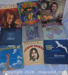 MaxSold Auction: Lot of 9 12-inch 1970s Vinyl LPs, Various Classic Rock/Folk - San Jose (California, USA) SELLER MANAGED Reseller Online Auction - North 24th Street