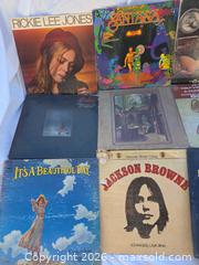 MaxSold Auction: Lot of 9 12-inch 1970s Vinyl LPs, Various Classic Rock/Folk - San Jose (California, USA) SELLER MANAGED Reseller Online Auction - North 24th Street
