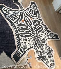 MaxSold Auction: Anthropologie Zebra-Style Area Rug, Medium - Toronto (Ontario, Canada) SELLER MANAGED Downsizing Online Auction - Wicksteed Wicksteed Avenue
