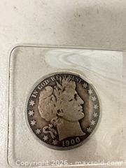 MaxSold Auction: 1900-O Barber Half Dollar 90% Silver - San Jose (California, USA) SELLER MANAGED Downsizing Online Auction - East Humboldt Street