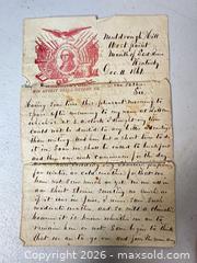 MaxSold Auction: Civil War–Era Letter from Kentucky, December 1861 - San Jose (California, USA) SELLER MANAGED Downsizing Online Auction - East Humboldt Street