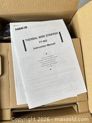 MaxSold Auction: Hakko FT-802 Thermal Wire Stripper - San Jose (California, USA) SELLER MANAGED Downsizing Online Auction - East Humboldt Street