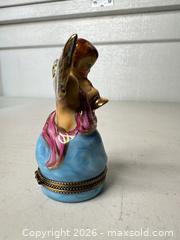 MaxSold Auction: Hand-Painted Limoges Porcelain Angel Trinket Box, Small - San Jose (California, USA) SELLER MANAGED Downsizing Online Auction - East Humboldt Street