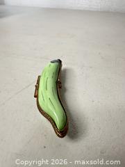 MaxSold Auction: Limoges Light Green Pea-Shaped Porcelain Trinket Box - San Jose (California, USA) SELLER MANAGED Downsizing Online Auction - East Humboldt Street