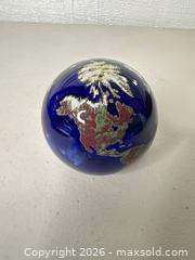 MaxSold Auction: Lundberg Studios Cobalt Blue Glass Paperweight, 1993 - San Jose (California, USA) SELLER MANAGED Downsizing Online Auction - East Humboldt Street