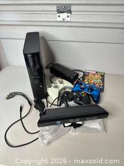 MaxSold Auction: Microsoft Xbox 360 Slim Console Bundle with 3 Wired Controllers - San Jose (California, USA) SELLER MANAGED Downsizing Online Auction - East Humboldt Street