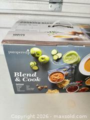 MaxSold Auction: Pampered Chef Deluxe Cooking Blender Model 100125 - Black - San Jose (California, USA) SELLER MANAGED Downsizing Online Auction - East Humboldt Street