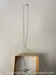 MaxSold Auction: Sterling Silver Nautical Blue Opal Necklace with Pendant & Chain - San Jose (California, USA) SELLER MANAGED Downsizing Online Auction - East Humboldt Street