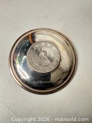 MaxSold Auction: Sterling Silver Trinket Dish with Chinese Coin Motif - San Jose (California, USA) SELLER MANAGED Downsizing Online Auction - East Humboldt Street