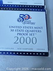 MaxSold Auction: United States Mint 50 State Quarters Proof Sets — 2000 & 2003, 2 Sets - San Jose (California, USA) SELLER MANAGED Downsizing Online Auction - East Humboldt Street