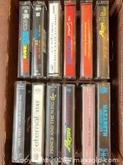 MaxSold Auction: About 12 Audio Cassette Tapes with Small Brown Faux-Leather Case - Coquitlam (British Columbia, Canada) SELLER MANAGED Reseller Online Auction - Robson Drive