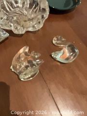 MaxSold Auction: Assorted Crystal and Glass Ashtrays & Figurines, 6–10 pcs - Coquitlam (British Columbia, Canada) SELLER MANAGED Reseller Online Auction - Robson Drive