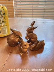 MaxSold Auction: Beswick Porcelain Brown Rabbit Bunny Figurine Set of 4 - Coquitlam (British Columbia, Canada) SELLER MANAGED Reseller Online Auction - Robson Drive