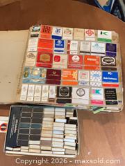MaxSold Auction: Bulk Lot of Advertising & Themed Matchbooks/Matchboxes - Coquitlam (British Columbia, Canada) SELLER MANAGED Reseller Online Auction - Robson Drive