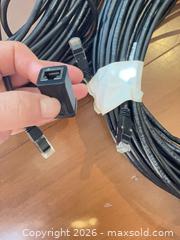 MaxSold Auction: Cat6 Ethernet Patch Cable 150 ft Black (2 Coils) - Coquitlam (British Columbia, Canada) SELLER MANAGED Reseller Online Auction - Robson Drive