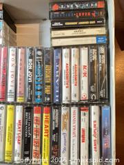 MaxSold Auction: Lot of 21-50 Rock & Pop Cassette Tapes — Bon Jovi, AC/DC, Aerosmith - Coquitlam (British Columbia, Canada) SELLER MANAGED Reseller Online Auction - Robson Drive