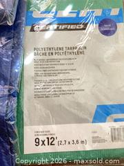MaxSold Auction: Lot of 3 Tarpaulins — Multiple Sizes, Colors - Coquitlam (British Columbia, Canada) SELLER MANAGED Reseller Online Auction - Robson Drive