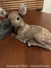 MaxSold Auction: Lot of Three Resin Garden Statues, Tan/Brown & Gray - Coquitlam (British Columbia, Canada) SELLER MANAGED Reseller Online Auction - Robson Drive