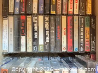 MaxSold Auction: Mixed Classic Rock Cassette Tapes, 51-75 Count - Coquitlam (British Columbia, Canada) SELLER MANAGED Reseller Online Auction - Robson Drive