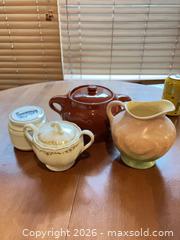 MaxSold Auction: Mixed Porcelain, Ceramic & Stoneware Lot with Lidded Sugar Bowl - Coquitlam (British Columbia, Canada) SELLER MANAGED Reseller Online Auction - Robson Drive