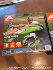 MaxSold Auction: Ozark Trail Rapid Rider I Inflatable River Tube Pair - 48in - Coquitlam (British Columbia, Canada) SELLER MANAGED Reseller Online Auction - Robson Drive
