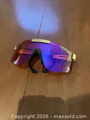 MaxSold Auction: Pit Viper Sports/Cycling Wraparound Sunglasses - Purple/Pink Mirrored - Coquitlam (British Columbia, Canada) SELLER MANAGED Reseller Online Auction - Robson Drive