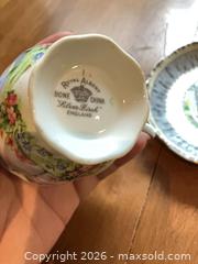 MaxSold Auction: Royal Albert Silver Birch Bone China Teacup & Saucer - Coquitlam (British Columbia, Canada) SELLER MANAGED Reseller Online Auction - Robson Drive
