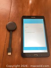 MaxSold Auction: Samsung Galaxy Tab 7-8 in & Google Chromecast HDMI Dongle - Coquitlam (British Columbia, Canada) SELLER MANAGED Reseller Online Auction - Robson Drive