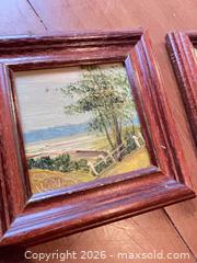 MaxSold Auction: Set of Small Oil on Board Landscape Paintings in Wood Frames - Coquitlam (British Columbia, Canada) SELLER MANAGED Reseller Online Auction - Robson Drive