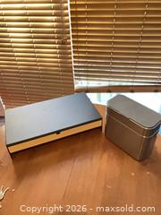 MaxSold Auction: simplehuman Small Countertop Bin with laptop riser Box - Coquitlam (British Columbia, Canada) SELLER MANAGED Reseller Online Auction - Robson Drive