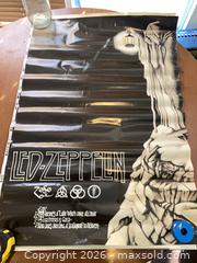 MaxSold Auction: Vintage Lot of 3+ Paper Posters — James Dean, Pink Floyd, Led Zeppelin - Coquitlam (British Columbia, Canada) SELLER MANAGED Reseller Online Auction - Robson Drive