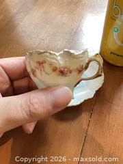 MaxSold Auction: Vintage Porcelain Cup & Saucer, Pale Blue Gradient with Gold Trim - Coquitlam (British Columbia, Canada) SELLER MANAGED Reseller Online Auction - Robson Drive